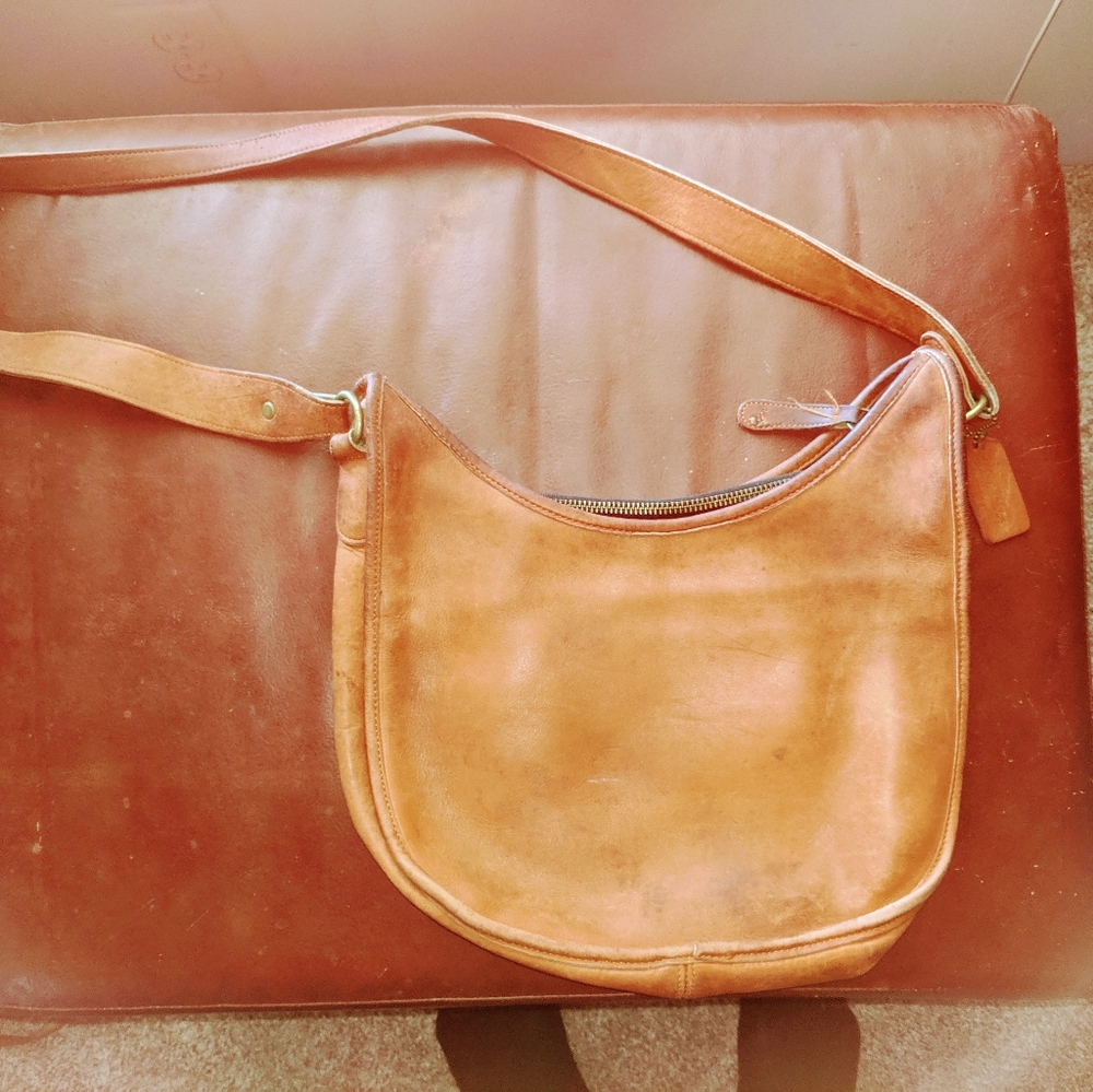 Coach saddle style purse /bag